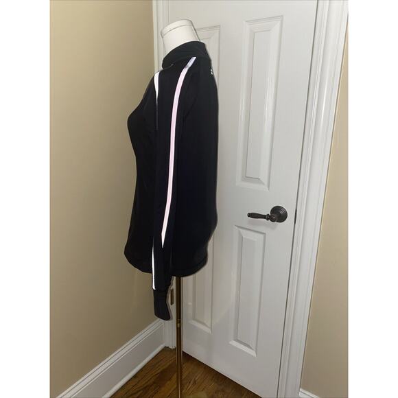 Sweaty Betty Top Womens Medium Black Stretch Pullover 1/4 Zip Outdoor Run - Picture 7 of 13